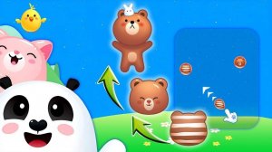 Animal Merge Bubble Puzzle