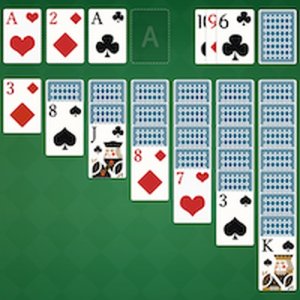 Classic Solitaire Card Puzzle