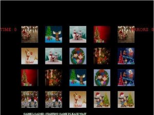 Christmas Memory Match