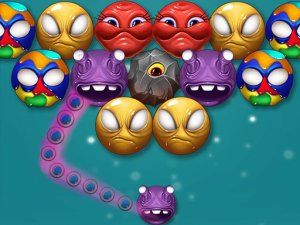 Monster Bubble Pop Puzzle