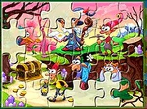 Enchanted Scene Puzzle Assembly