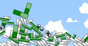 Tower Topple Physics Challenge