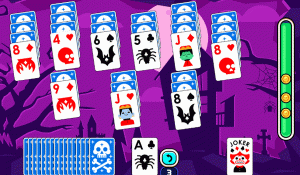 Spooky Tripeaks Card Puzzle